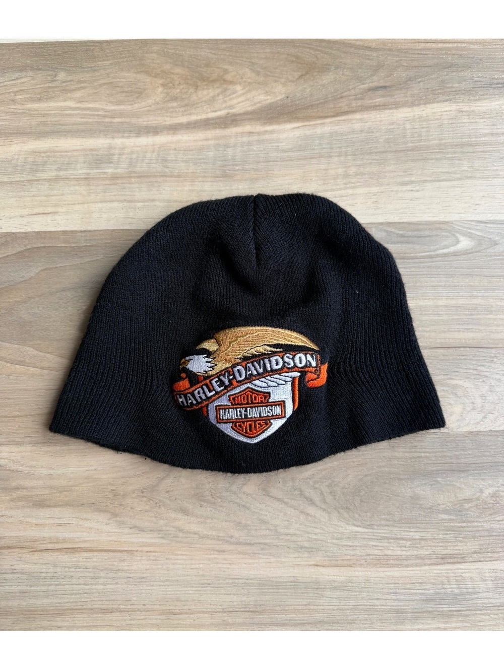 Vintage Y2K Harley Davidson Skully Beanie